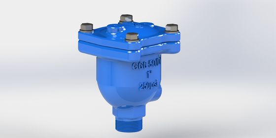 Máy van giải phóng không khí kết hợp với thân sắt mềm nổi thép không gỉ và ba chức năng cho hệ thống đường ống