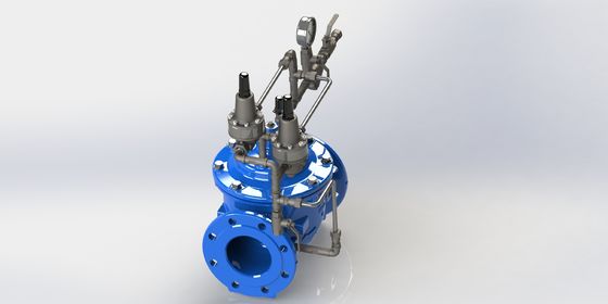 Van dự đoán đột biến với lớp hoàn thiện RAL5005 bền bỉ và màng chắn gia cố nylon tuân thủ tiêu chuẩn EN1074-5